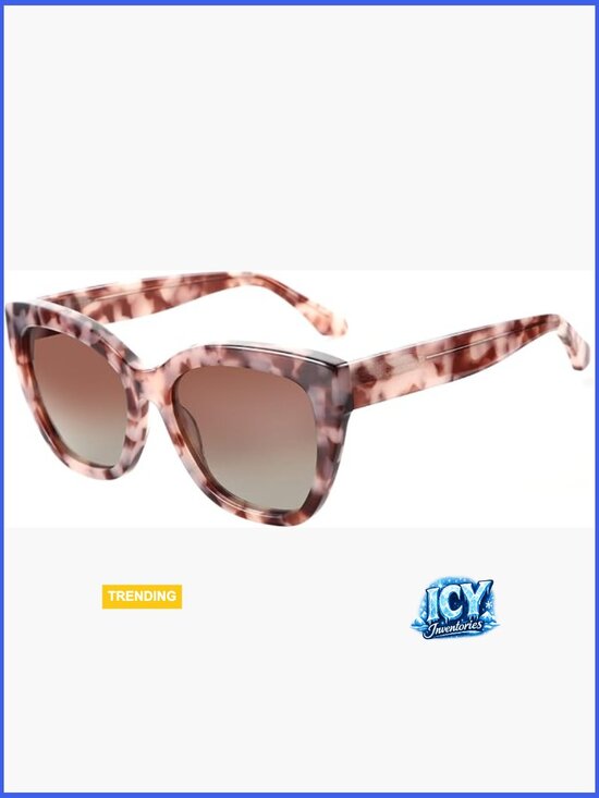 Polarized Oversized Cat Eye Sunglasses UV400 Protection Women
